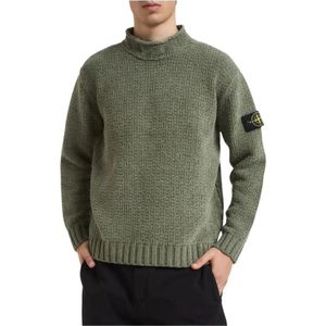 Stone Island, Heren, Truien, Groen, Maat: L