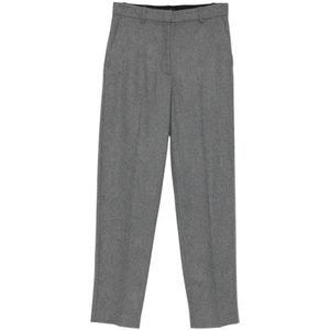A.p.c., Dames, Broeken, Grijs, Maat: XS Wol,