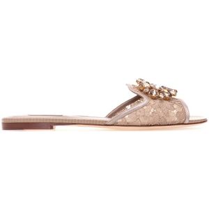 Dolce & Gabbana, Dames, Schoenen, Beige, Maat: 40 EU