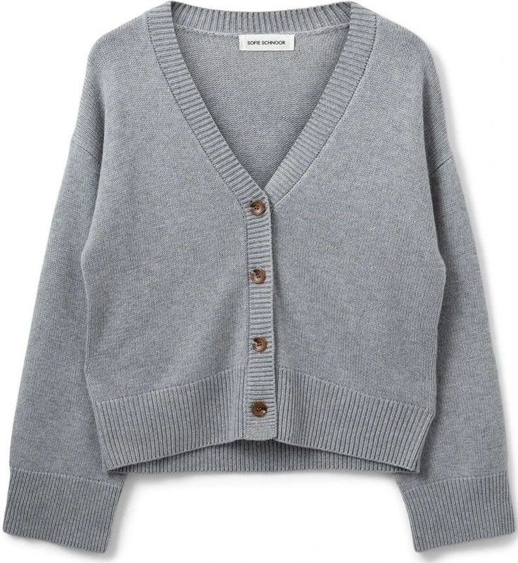 Sofie Schnoor, Dames, Truien, Grijs, Maat: L Leer,