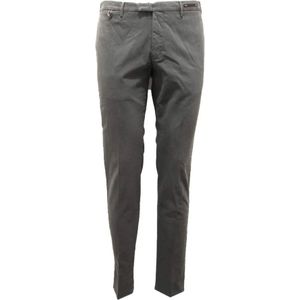 Pt01, Heren, Broeken, Groen, Maat: M Katoen,