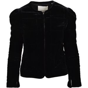 Isabel Marant, Dames, Jassen, Zwart, Maat: 2XS Zijde,