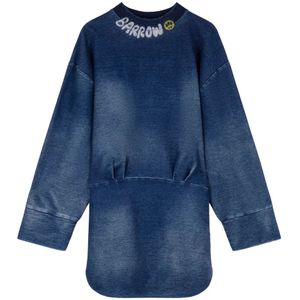 Barrow, Dames, Jurken, Blauw, Maat: M Denim,