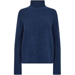 MOS Mosh, Dames, Truien, Blauw, Maat: XS