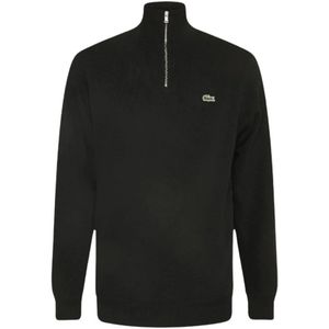 Lacoste, Heren, Sweatshirts & Hoodies, Zwart, Maat: 2XL Katoen,