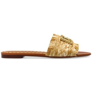 Dolce & Gabbana, Dames, Schoenen, Beige, Maat: 36 EU Leer,