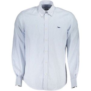 Harmont & Blaine, Heren, Overhemden, Blauw, Maat: XL Katoen,