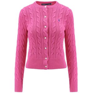 Polo Ralph Lauren, Dames, Truien, Roze, Maat: XL Katoen,