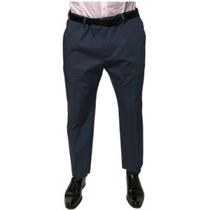 Dolce & Gabbana, Heren, Broeken, Blauw, Maat: 3XL Katoen,
