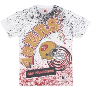 Mitchell & Ness, Heren, Tops, Veelkleurig, Maat: L Katoen,