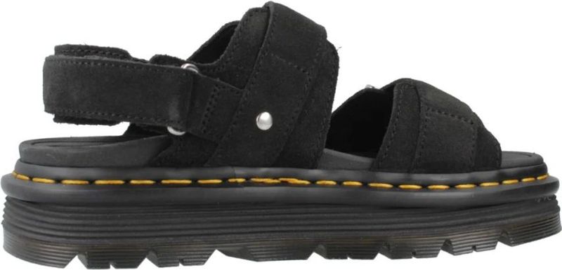Dr. Martens - Zebzag - Suède Sandalen - Zwart