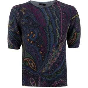 Etro, Dames, Truien, Veelkleurig, Maat: S Wol,