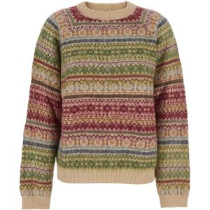 Semicouture, Dames, Truien, Veelkleurig, Maat: M Wol,