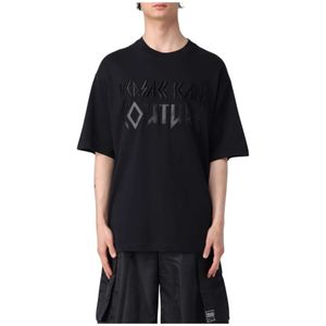 Versace Jeans Couture, Heren, Tops, Zwart, Maat: S