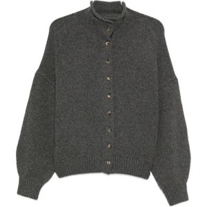 Khaite, Dames, Truien, Grijs, Maat: XS Kasjmier,