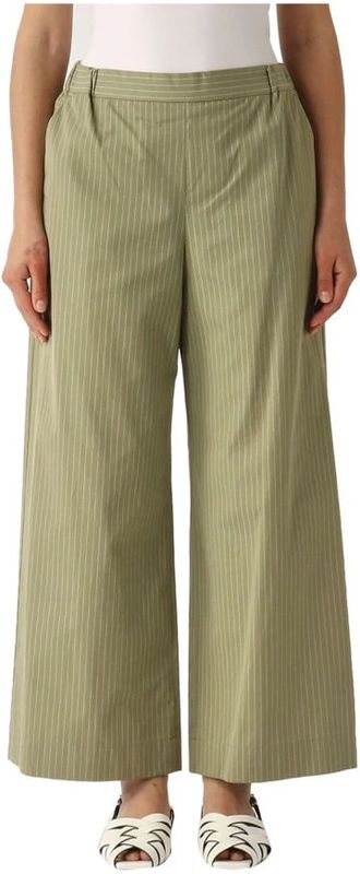 Max Mara, Dames, Broeken, Groen, Maat: XS Katoen,