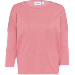 Saint Tropez, Dames, Truien, Roze, Maat: M Viscose,