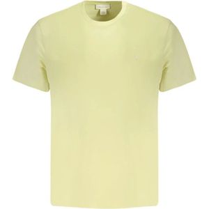 Calvin Klein, Heren, Tops, Beige, Maat: S Katoen,