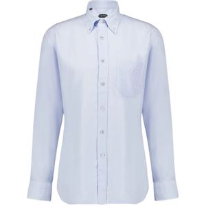 Tom Ford, Heren, Overhemden, Blauw, Maat: L