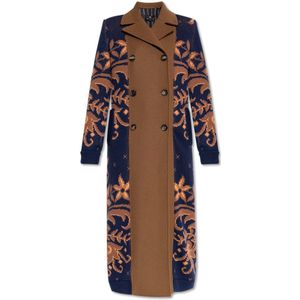 Etro, Dames, Mantels, Veelkleurig, Maat: XS Wol,