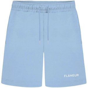 Flâneur, Heren, Korte broeken, Blauw, Maat: S Katoen,