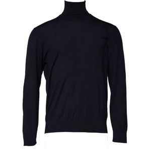 Dolce & Gabbana, Heren, Truien, Blauw, Maat: 3XL Wol,