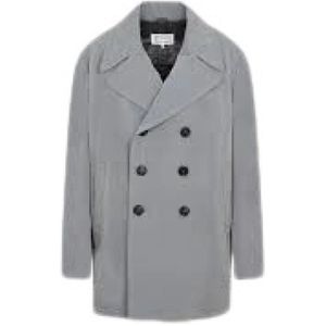 Maison Margiela, Dames, Mantels, Grijs, Maat: XS Denim,