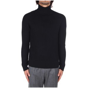 Zanone, Heren, Truien, Blauw, Maat: 2XL Wol,