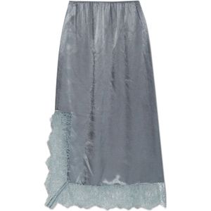 Munthe, Dames, Rokken, Grijs, Maat: 2XS Zijde,