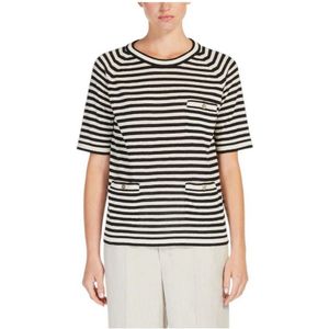 Max Mara Studio, Dames, Tops, Wit, Maat: XS Linnen,