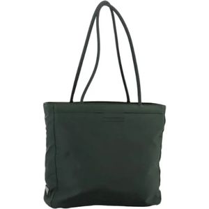 Prada Vintage, Dames, Pre-owned, Groen, Maat: ONE Size Nylon,
