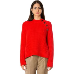 Weekend Max Mara, Dames, Truien, Rood, Maat: S Wol,