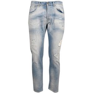 Dondup, Heren, Jeans, Blauw, Maat: W34 Katoen,