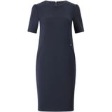 Marc Cain - Knielange Jurk - Effen - Met Steekzakken