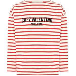 Valentino Garavani, Heren, Tops, Rood, Maat: S Katoen,