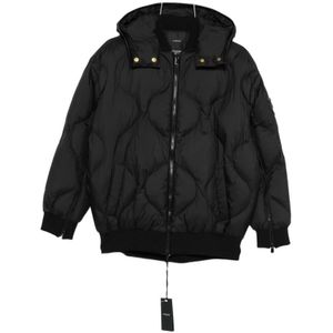 Pinko, Dames, Jassen, Zwart, Maat: S