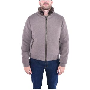Moorer, Heren, Truien, Grijs, Maat: M Wol,