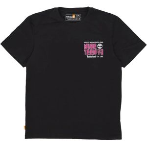 Timberland, Heren, Tops, Zwart, Maat: XL Katoen,