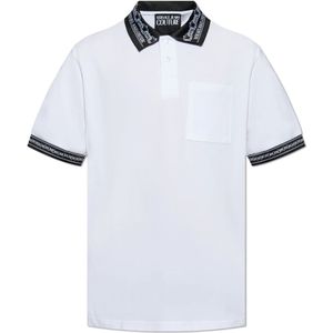 Versace Jeans Couture - Polo - Wit - Heren - Katoen
