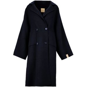 H2O, Dames, Mantels, Blauw, Maat: M Wol,