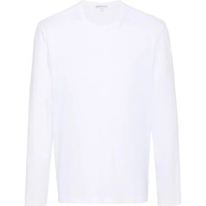 James Perse, Heren, Tops, Wit, Maat: XL Katoen,