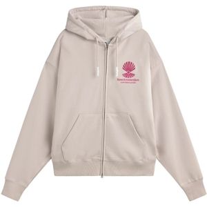 New Amsterdam Surf Association, Heren, Sweatshirts & Hoodies, Grijs, Maat: M Katoen,