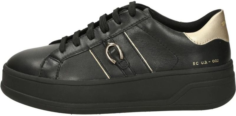 Geox - Spherica Ecub-2 - Sneakers - Zwart - Leer