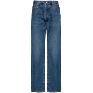 Levi's, Heren, Jeans, Blauw, Maat: W33 Katoen,