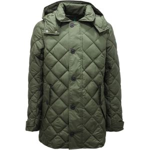 Save The Duck, Heren, Jassen, Groen, Maat: S Poliester,