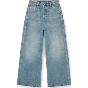Diesel, Dames, Jeans, Blauw, Maat: W23 L32 Katoen,