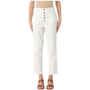 Dondup, Dames, Jeans, Wit, Maat: W29 Katoen,