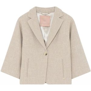 Gustav, Dames, Jassen, Beige, Maat: 2XS Katoen,
