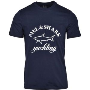 Paul & Shark, Heren, Tops, Blauw, Maat: XS Katoen,
