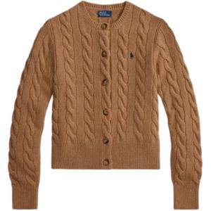 Ralph Lauren, Dames, Truien, Bruin, Maat: M Wol,